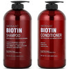 Biotin Shampoo and Conditioner Set for Hair Growth Thinning Hair Treatment Hair Thickening Products for Women Men Parabe
