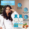 Biotin Shampoo and Conditioner Set with Castor Oil Sulfate Free Formula to Boost Volume for Thinning Hair Thickening Ing
