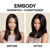JVN Embody Volumizing Shampoo 10 Fl Oz Color Safe Clarifying Shampoo for Build up Adds Fullness Moisture and Restores Sh