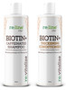 Biotin DHT Blocker Shampoo and Conditioner Hair Growth Formula for Men and Women with Caffeine for Volume and Thickening