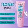 Noughty 97 Natural Frizz Magic Shampoo Anti Frizz Cleanser for Frizzy and Curly Hair to Smooth and Shine with Marula Oil