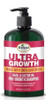 Difeel Brand Ultra Growth Shampoo 12 oz Made with Basil Castor Oil Sulfate Free Natural Pro Growth for Thinning Hair Uni