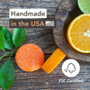 Wave Fresh Citrus Shampoo Bar Moisturizing Handmade Vegan Bar for Shiny Hair Natural Organic NonGMO Shampoo for Women Me