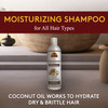 Okay Coconut Deep Moisturizing Shampoo Helps Replenish Moisture And Elasticity For Healthy Strong Hair SulfateSiliconePa