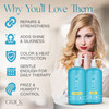 CRACK HAIR FIX Shampoo and Conditioner Set 338 oz Each AntiFrizz Hair Products for Damaged Hair Bond Repair Curl Care Hu