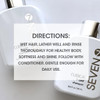 SEVEN Haircare Cubica 7DAY Shampoo for Women Men All Hair Types Add Shine and Moisture to Hair Sulfate Paraben Free Crue