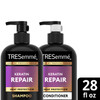 TRESemm Shampoo and Conditioner Keratin Repair Bond Repair Hair Treatment Frizz Control 28 Oz Ea