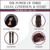 Natural Synthetic Hair Care Shampoo and Conditioner Set With Hair Spray For Natural Wigs