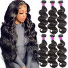 Flady Hair 10A Brazilian Body Wave Virgin Hair 3 Bundles 14 16 18inch Unprocessed Virgin Human Hair Weave Bundles Natura