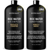MYSTRE BEAUT Rice Water Shampoo and Conditioner Set UltraNourishing Hair Care Set Promotes Growth Revitalizes Shine and