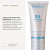 SALERM Hydrating Shampoo 21 Silk Protein 300 ml for Dry and Damaged Hair with Silk Proteins Nourishes Repairs and Revita