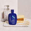 ALFAPARF MILANO Semi di Lino Blue Shampoo for Brunette Brown Chestnut Dark Hair Anti Orange Shampoo Sulfate Free Removes