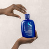 ALFAPARF MILANO Semi di Lino Blue Shampoo for Brunette Brown Chestnut Dark Hair Anti Orange Shampoo Sulfate Free Removes