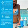 TRISWIM Hair Care Bundle with Swim Shampoo and Conditioner 32 Fl Oz Each Repairs ChlorineDamaged Hair Enhances Natural T
