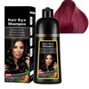WFWJ Natural Wine Red Hair Dye ShampooMagic Hair Dye ShampooColors Hair in 15 MinutesLong Lasting500 Ml3In1 Hair Color