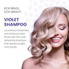 ALOXXI Violet Shampoo for Blonde Silver Hair with Purple Pigments to Instantly Neutralize Brassiness Enhance Luminousity