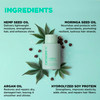 DesignMe GLOSSME Hydrating Shampoo With Hemp Argan Oil Adds Softness Shine Straight Wavy or Curly Hair Shampoo SulfateFr