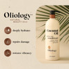 Oliology Coconut Oil Shampoo Nutrient Rich Shampoo Restores Damaged Lifeless Hair Botanically Infused Provides Intense S