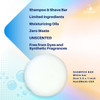SPIRALEAF Shampoo Shave Bar PlantBased Shampoo Shave Bar for All Hair Types Concentrated Formula with Essential Oils Lim