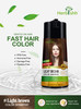 Herbishh Hair Color Shampoo for Gray Hair Enriched Color Shampoo Hair Dye Formula 3 IN 1 Hair Dye Shampoo and Conditione