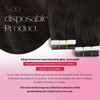 Moresoo Brown Tape in Extensions Human Hair 12 Inch Short Tape in Hair Extensions Human Hair 20Pcs 30G Darkest Brown Hai
