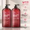 Botanic Hearth Apple Cider Vinegar Shampoo and Conditioner Set Helps Dry Itchy Scalp Dandruff Frizz and Hair Loss Color