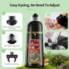 Hair Dye Shampoo Leorx 3 In 1 Brown Color Shampoo Hair Dye For Refresh Hair Instant Herbal Coloring Shampoo For WomenMen