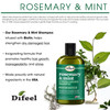 Difeel Rosemary Mint Strengthening Shampoo with Biotin 12 oz Made with Natural Rosemary Oil for Hair Growth