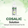 SALVE Cosalic Shampoo Solution 200 ml 676 fl oz with Salicylic Acid Coal Tar for DandruffProne and PsoriasisProne Scalp