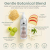 Ahimsa Gentle Daily Shampoo Paraben Sulfate Free Organic Hair Shampoo for Dry Damaged Hair Curly ColorTreated Apple Oat
