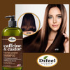 Difeel Caffeine Castor Shampoo Conditioner and Hair Growth Oil Set with Shampoo Conditioner and Hair Oil
