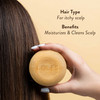 LOLES Shampoo Bar and Conditioner 2in1 with Jojoba Oil for Itchy Scalp Dandruff Moisturizes Cleans Scalp Travel Shampoo