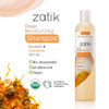 Zatik Naturals Deep Moisturizing Shampoo with Coconut Calendula Vegan Biodegradable pH balanced for Colored and Dry Hair