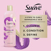 Suave Pink Luscious Curls Shampoo for Defining Curly Hair with Amino Acid Complex 165 oz