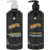 OG Shampoo Conditioner Set 16 oz Pump Bottle with Provitamin B5 Natural Oils To Fortify Restore Damaged Hair Gently Clea