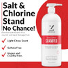 Zealios Swim Sport Clarifying Shampoo 32 oz Pump Bottle for Extremely Damaged Hair Pool Hair Repair Protector SulfateFre