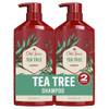 Old Spice Tea Tree Shampoo for Men Healthier Fuller More Moisturized Looking Hair 219 Fl Oz Each Twin Pack