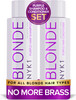 NYK1 NO MORE BRASS Purple Shampoo And Conditioner Set 2 x 169 Fl Oz SULFATE FREE Purple Shampoo For Blondes And Conditio