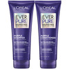 LOreal Paris EverPure Sulfate Free Brass Toning Purple Shampoo and Conditioner Set for Blonde Bleached Silver or Brown H
