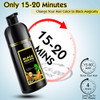 Black Hair Dye Shampoo 3 in 1 Herbal Shampoo Hair Dye for Women Men Grey Coverage 169fl oz