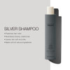 PREVIA Blonde Silver Shampoo Prevents Color Fading Anti Dandruff Boosts Shine Natural Hydrating Shampoo for Blonde Gray