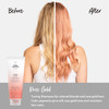 FOUR REASONS Rose Gold Hair Toner and Color Depositing Shampoo Sulfate Free Vegan 845 Fl Oz For Color Treated Hair