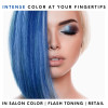 Watercolors by Tressa INTENSE 3in1 Color Depositing Shampoo Semi Permanent Hair Color Hair Dye Shampoo for Curly Dry and