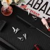18 Pcs Hair Parting Tools Hair Parting Rings and Pinky Selecting Tools Retro Nail Finger with Steel Comb Pointed Styling