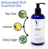 Videri Sulfate Free Shampoo for Oily Hair Lemon Sage and Tea Tree Shampoo Hydrate with Essential Oils Aloe Vera Antioxid
