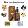 DISAAR Beauty Speedy Hair Color Shampoo 100 Cover Gray White Hair Easy To Use Long Lasting 400ml1353floz Natural Brown