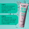 Noughty 97 Natural Detox Dynamo Clarifying Shampoo to Refresh Hair and Remove Residue Suitable for Every Day Use with Pe