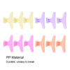 Salmue Butterfly Hair Clips, Strong Hold Hair Claws in Pure Colors for Thick Hair Hairdressing - 12pcs (02#) online at globaldelivered
