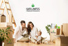 Wellness Premium Hydration Top 3 Travel Box for All Hair Type Shampoo Conditioner and Mask Enriched With Organic Hemp Oi