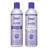 Jhirmack Silver Brightening Purple Shampoo and Conditioner Set for all types of silver grey and blonde hair